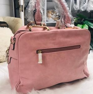🆕️BLUSH Top Handle Trapezoid Tote